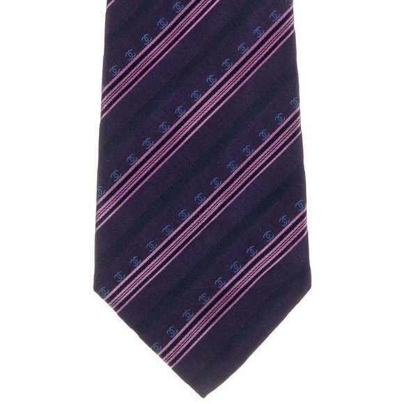 CHANEL Silk Printed Tie